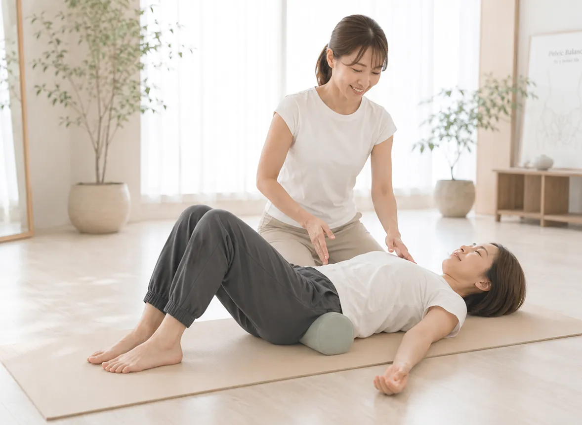 施術指導の様子